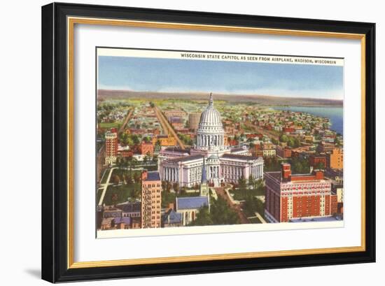 State Capitol, Madison, Wisconsin-null-Framed Art Print