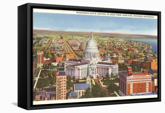 State Capitol, Madison, Wisconsin-null-Framed Stretched Canvas