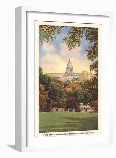 State Capitol, Madison, Wisconsin-null-Framed Art Print