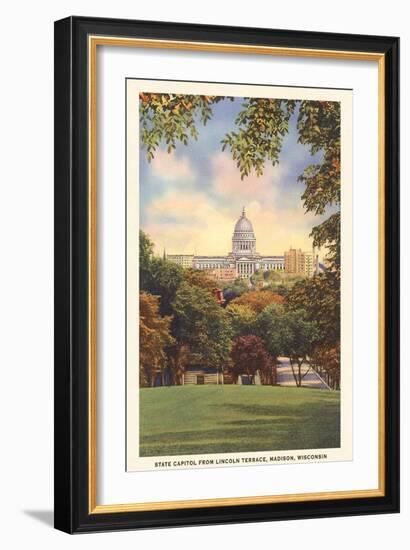 State Capitol, Madison, Wisconsin-null-Framed Art Print