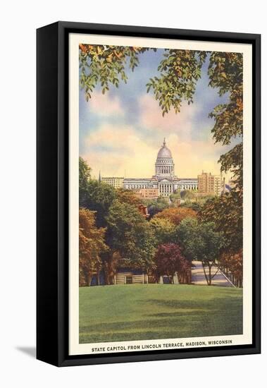 State Capitol, Madison, Wisconsin-null-Framed Stretched Canvas