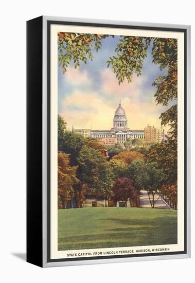 State Capitol, Madison, Wisconsin-null-Framed Stretched Canvas