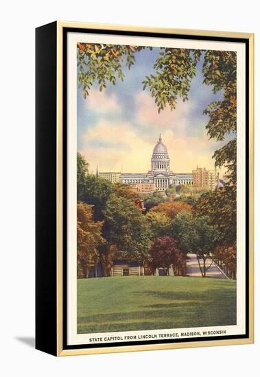 State Capitol, Madison, Wisconsin-null-Framed Stretched Canvas