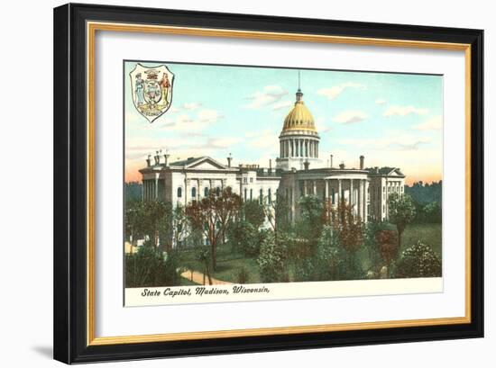 State Capitol, Madison, Wisconsin-null-Framed Art Print