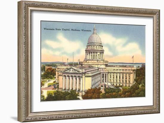 State Capitol, Madison, Wisconsin-null-Framed Art Print