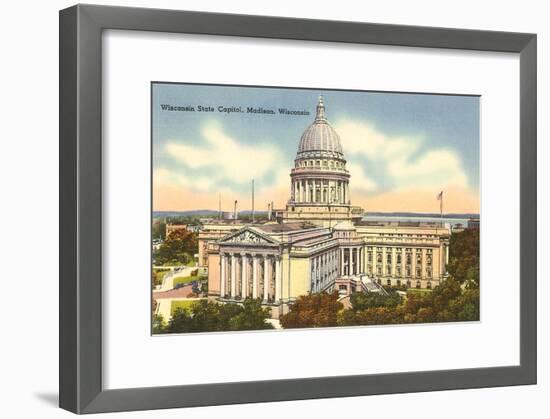 State Capitol, Madison, Wisconsin-null-Framed Art Print