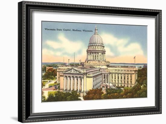 State Capitol, Madison, Wisconsin-null-Framed Art Print