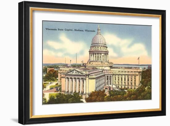 State Capitol, Madison, Wisconsin-null-Framed Art Print