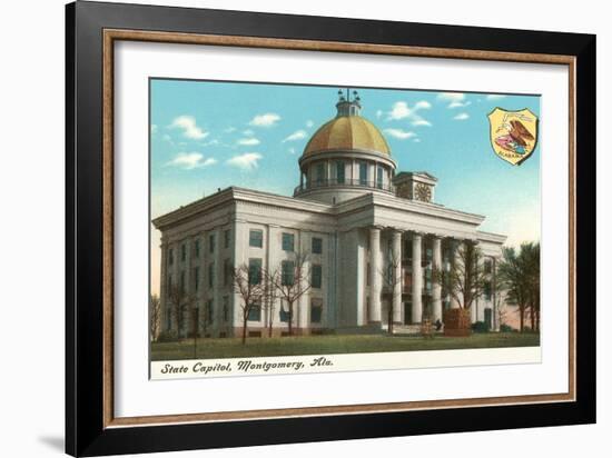 State Capitol, Montgomery, Alabama-null-Framed Art Print