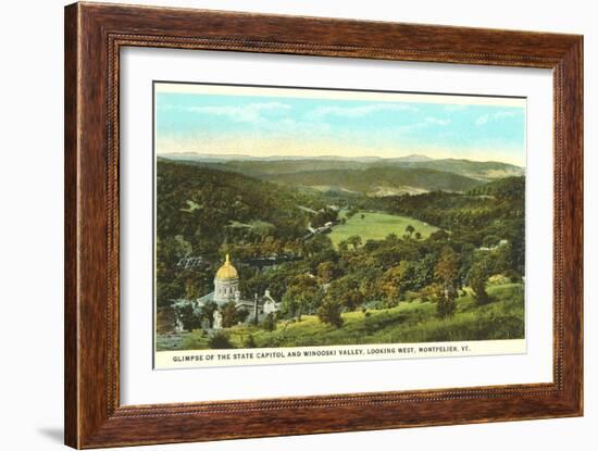 State Capitol, Montpelier, Vermont-null-Framed Art Print