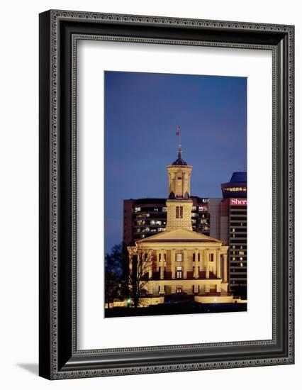 State Capitol of Tennessee, Nashville at Dusk-Joseph Sohm-Framed Photographic Print