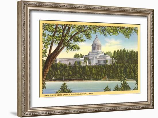 State Capitol, Olympia, Washington-null-Framed Art Print