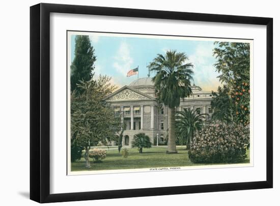 State Capitol, Phoenix-null-Framed Art Print