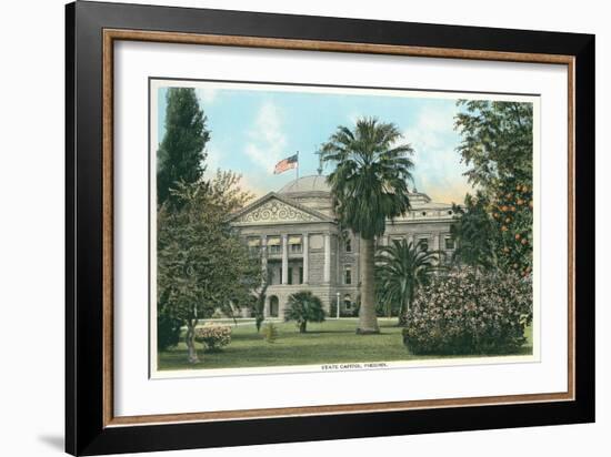 State Capitol, Phoenix-null-Framed Art Print