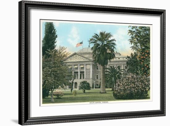 State Capitol, Phoenix-null-Framed Art Print