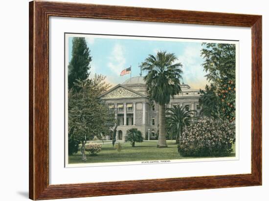 State Capitol, Phoenix-null-Framed Art Print