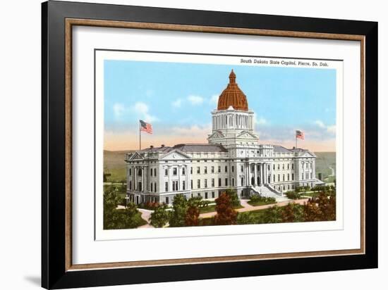 State Capitol, Pierre, South Dakota-null-Framed Art Print