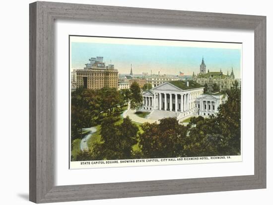 State Capitol, Richmond, Virginia-null-Framed Art Print