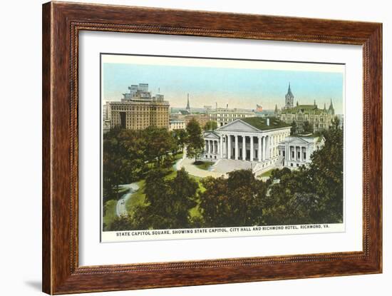 State Capitol, Richmond, Virginia-null-Framed Art Print