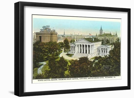 State Capitol, Richmond, Virginia-null-Framed Art Print