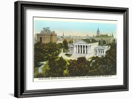 State Capitol, Richmond, Virginia-null-Framed Art Print