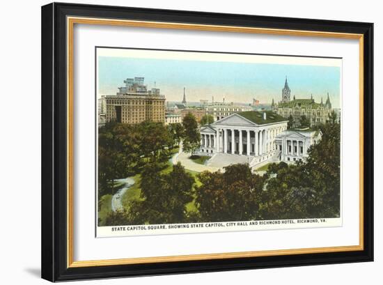 State Capitol, Richmond, Virginia-null-Framed Art Print