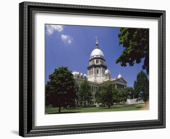 State Capitol, Springfield, Illinois, USA-null-Framed Photographic Print