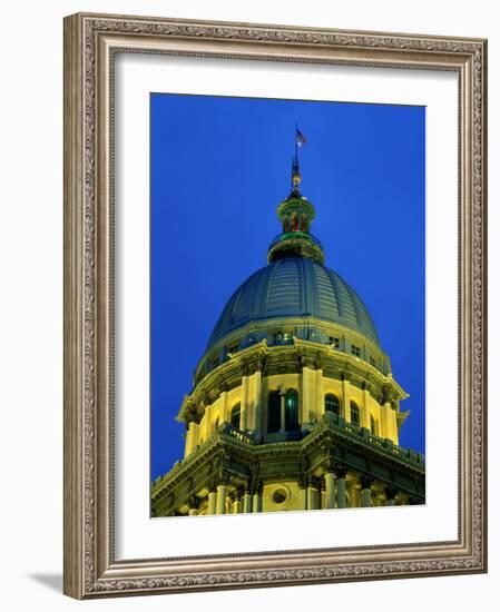 State Capitol, Springfield, Illinois, USA-null-Framed Photographic Print