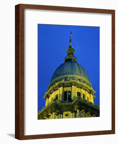 State Capitol, Springfield, Illinois, USA-null-Framed Photographic Print
