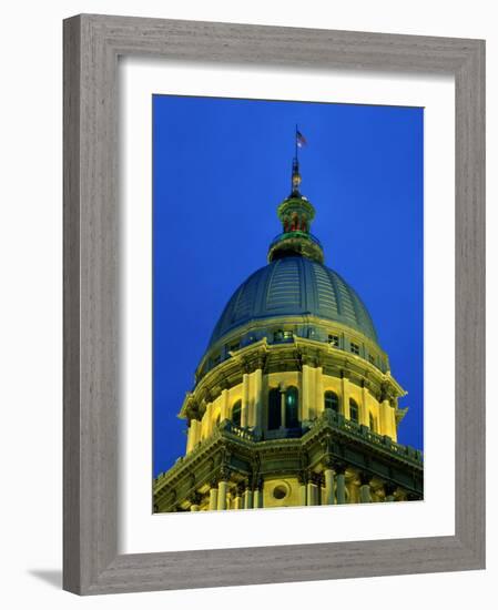 State Capitol, Springfield, Illinois, USA-null-Framed Photographic Print