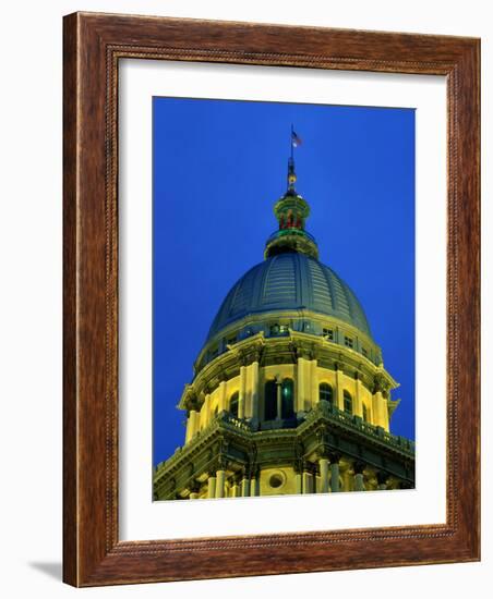 State Capitol, Springfield, Illinois, USA-null-Framed Photographic Print