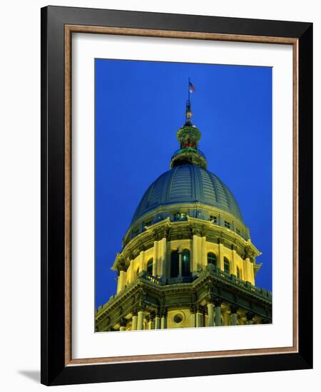 State Capitol, Springfield, Illinois, USA-null-Framed Photographic Print