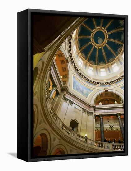 State Capitol, St. Paul, Minnesota, USA-null-Framed Premier Image Canvas