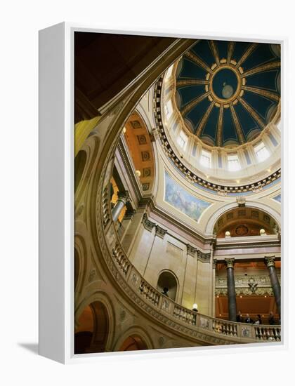 State Capitol, St. Paul, Minnesota, USA-null-Framed Premier Image Canvas