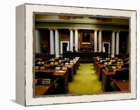 State Capitol, St. Paul, Minnesota, USA-null-Framed Premier Image Canvas