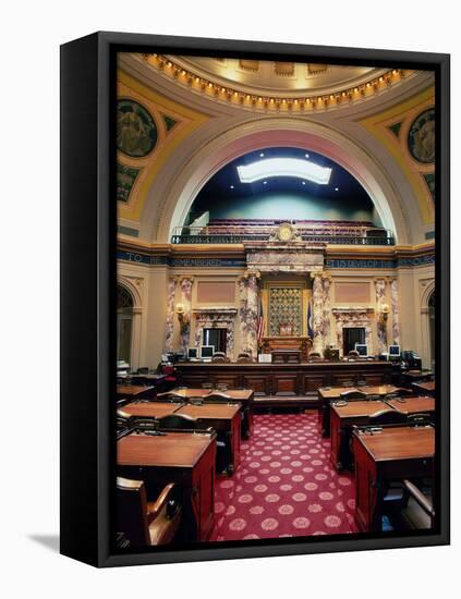 State Capitol, St. Paul, Minnesota, USA-null-Framed Premier Image Canvas