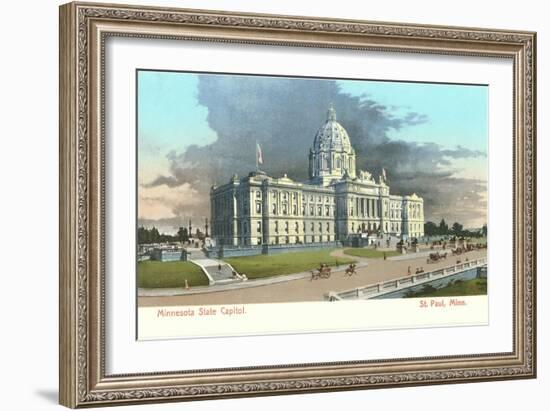 State Capitol, St. Paul, Minnesota-null-Framed Art Print