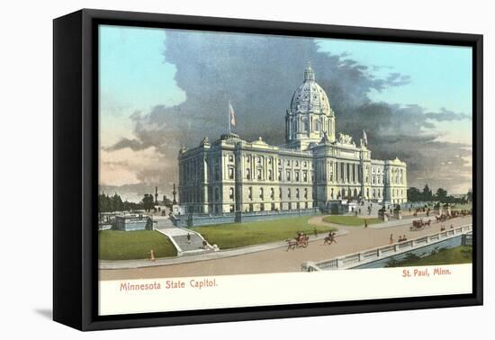 State Capitol, St. Paul, Minnesota-null-Framed Stretched Canvas