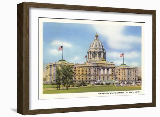 State Capitol, St. Paul, Minnesota-null-Framed Art Print