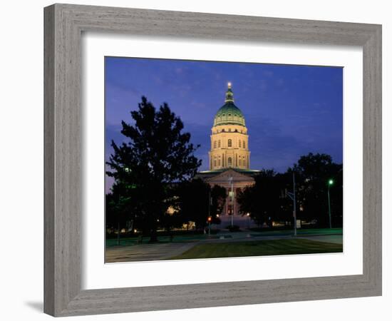 State Capitol, Topeka, USA-null-Framed Photographic Print