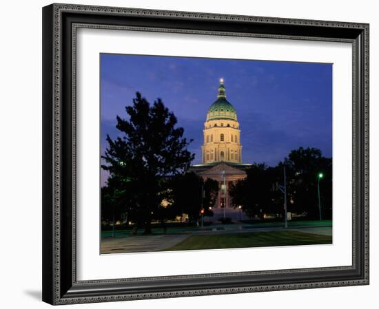 State Capitol, Topeka, USA-null-Framed Photographic Print