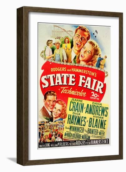 State Fair, 1945-null-Framed Art Print