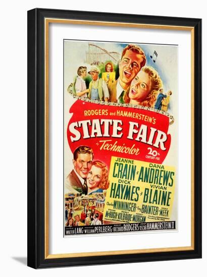 State Fair, 1945-null-Framed Art Print