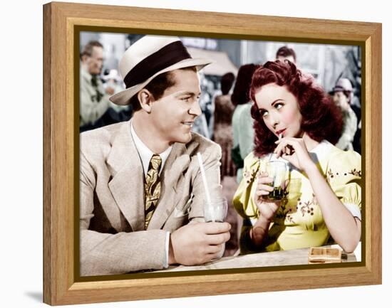 State Fair, Dana Andrews, Jeanne Crain, 1945-null-Framed Stretched Canvas