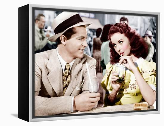 State Fair, Dana Andrews, Jeanne Crain, 1945-null-Framed Stretched Canvas