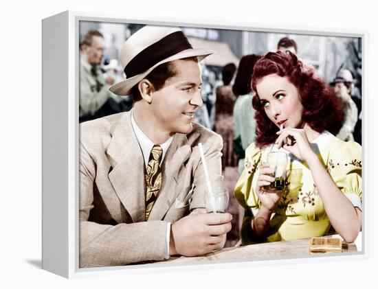 State Fair, Dana Andrews, Jeanne Crain, 1945-null-Framed Stretched Canvas