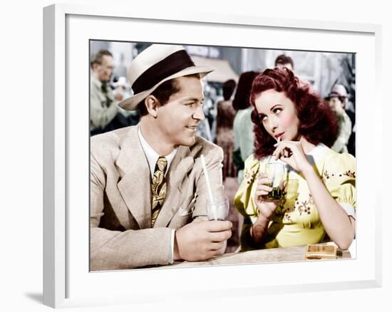 State Fair, Dana Andrews, Jeanne Crain, 1945-null-Framed Photo