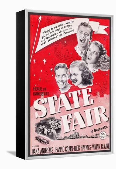 State Fair, from Top: Dana Andrews, Jeanne Crain, Vivian Blaine, Dick Haymes, 1945-null-Framed Stretched Canvas