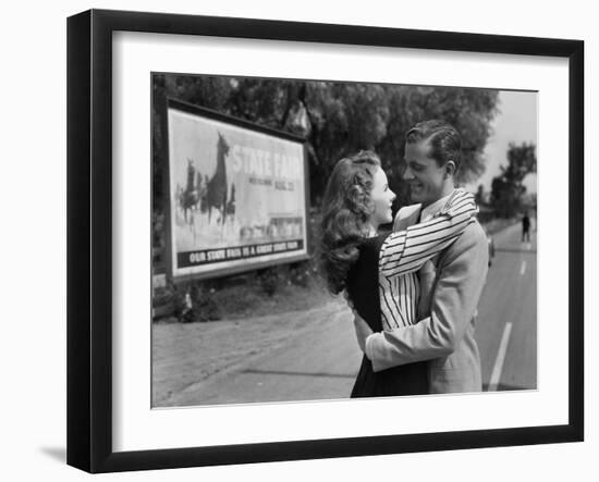 State Fair, Jeanne Crain, Dana Andrews, 1945-null-Framed Photo