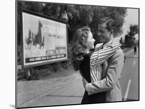 State Fair, Jeanne Crain, Dana Andrews, 1945-null-Mounted Photo